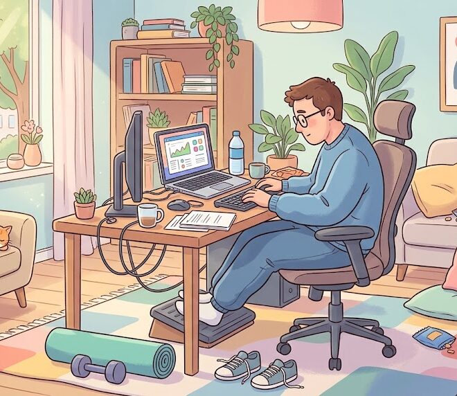 Smart working esercizi per contrastare la sedentarietà e migliorare la circolazione. Intervista ad Alessio Lupo