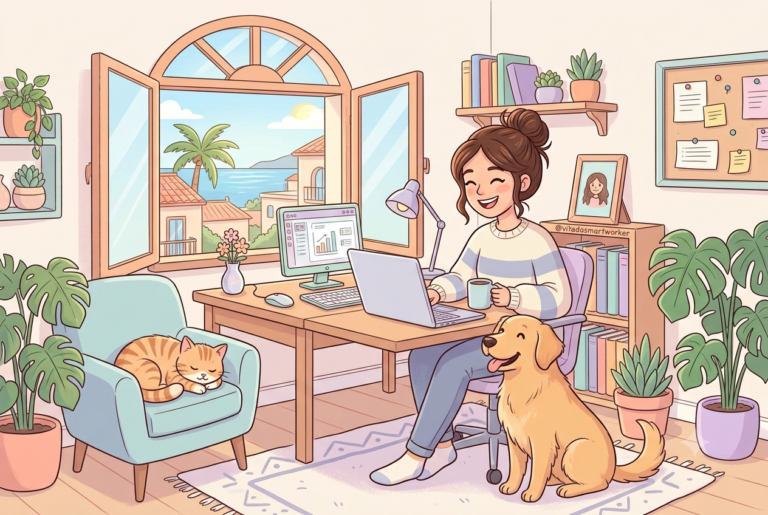 Smart working e animali domestici: la scienza dietro una convivenza che rigenera la mente